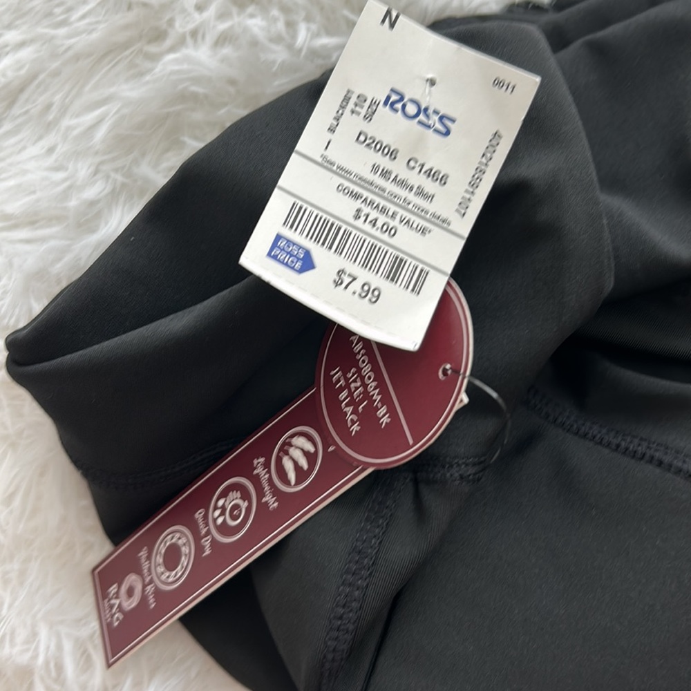 Black Biker Shorts - Picture 4 of 4